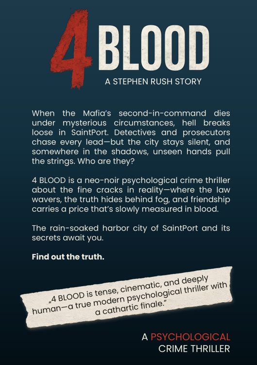 4 BLOOD back cover